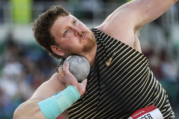 2022 USATF Outdoor Champs: Ryan Crouser entertains while winning the Men’s shot put!