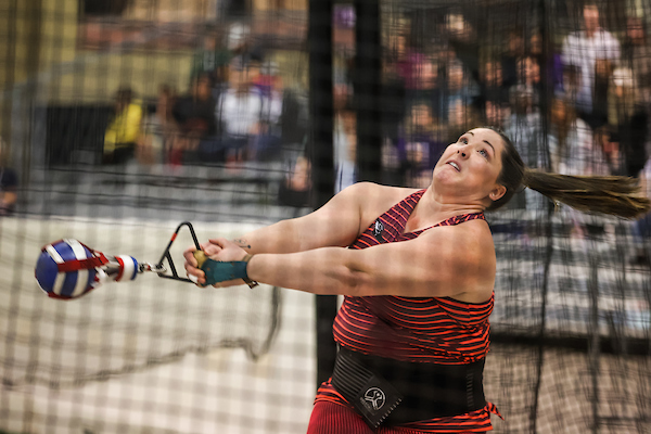 DeAnna Price breaks WR in Weight Throw Twice, to highlight 2023 USATF Indoors Day 2!