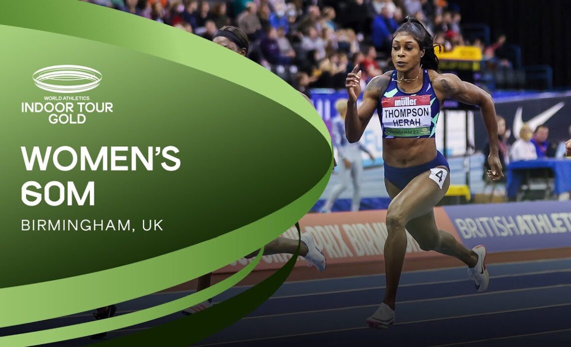 Elaine Thompson-Herah beats Neita over 60m | World Indoor Tour Birmingham 2022