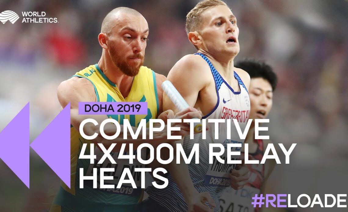 Fast and furious relay racing in Doha | Men's 4x400m relay heats Doha 2019