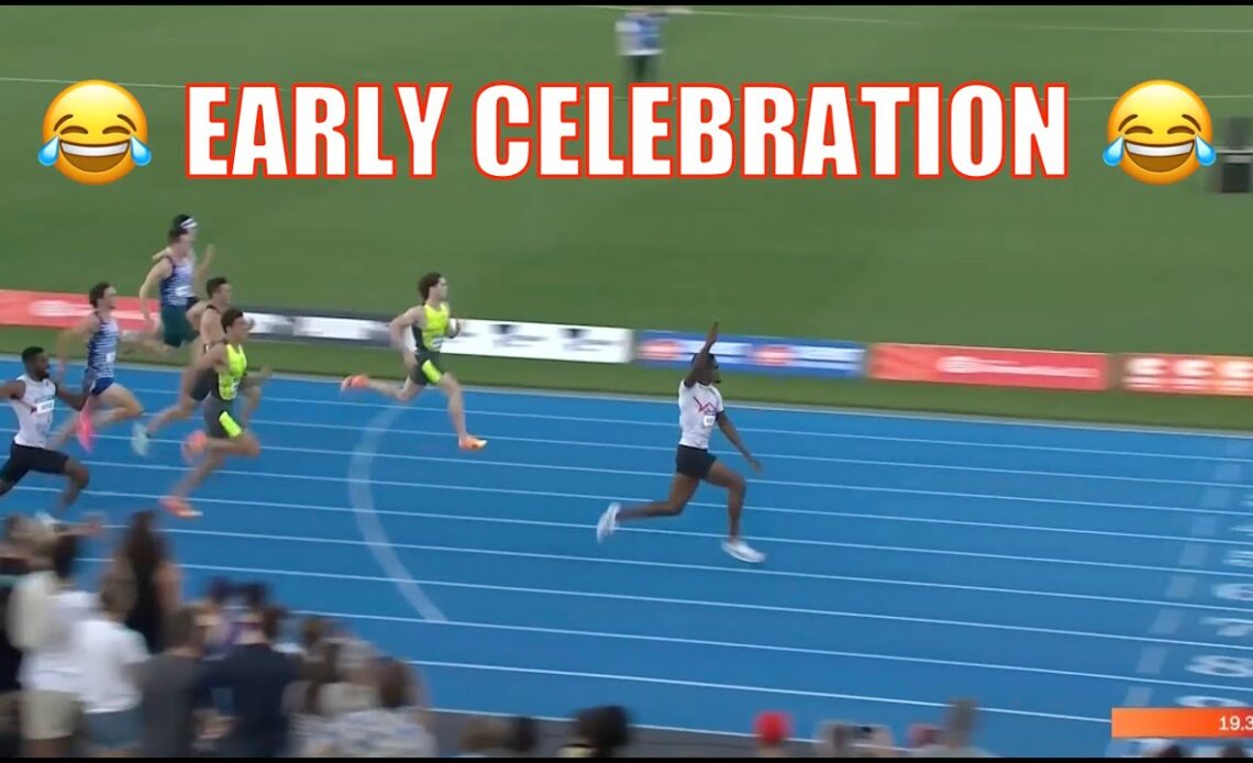 Fred Kerley CELEBRATES EARLY In 200m Win, Predicts DOUBLE GOLD In Post-Race Interview