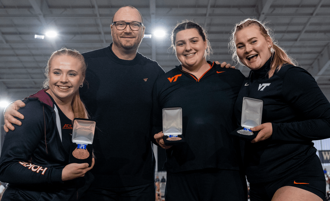 Hokies claim three conference titles on opening day of the ACC Indoor Championships
