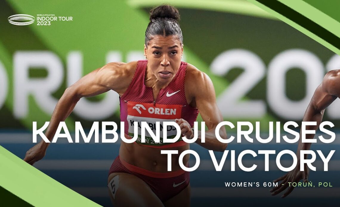 Kambundji beats Swoboda over 60m  😤 | World Indoor Tour 2023