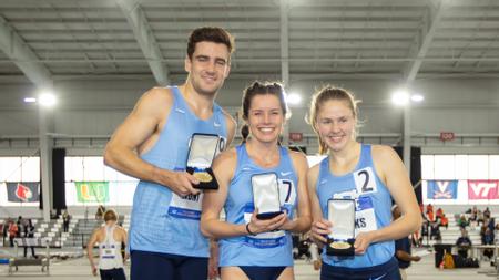 Men Finish 5th, Women 10th At ACC Track & Field Indoors