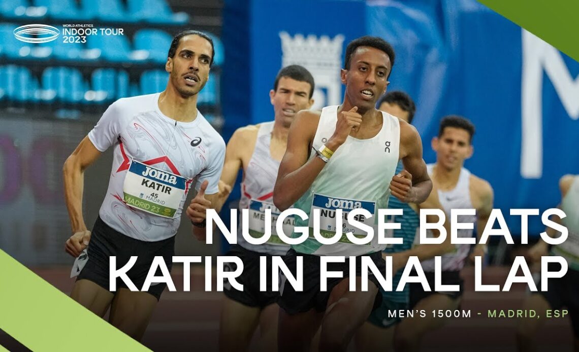 Nuguse 🇺🇸 with a strong comeback in the men's 1500m | World Indoor Tour 2023