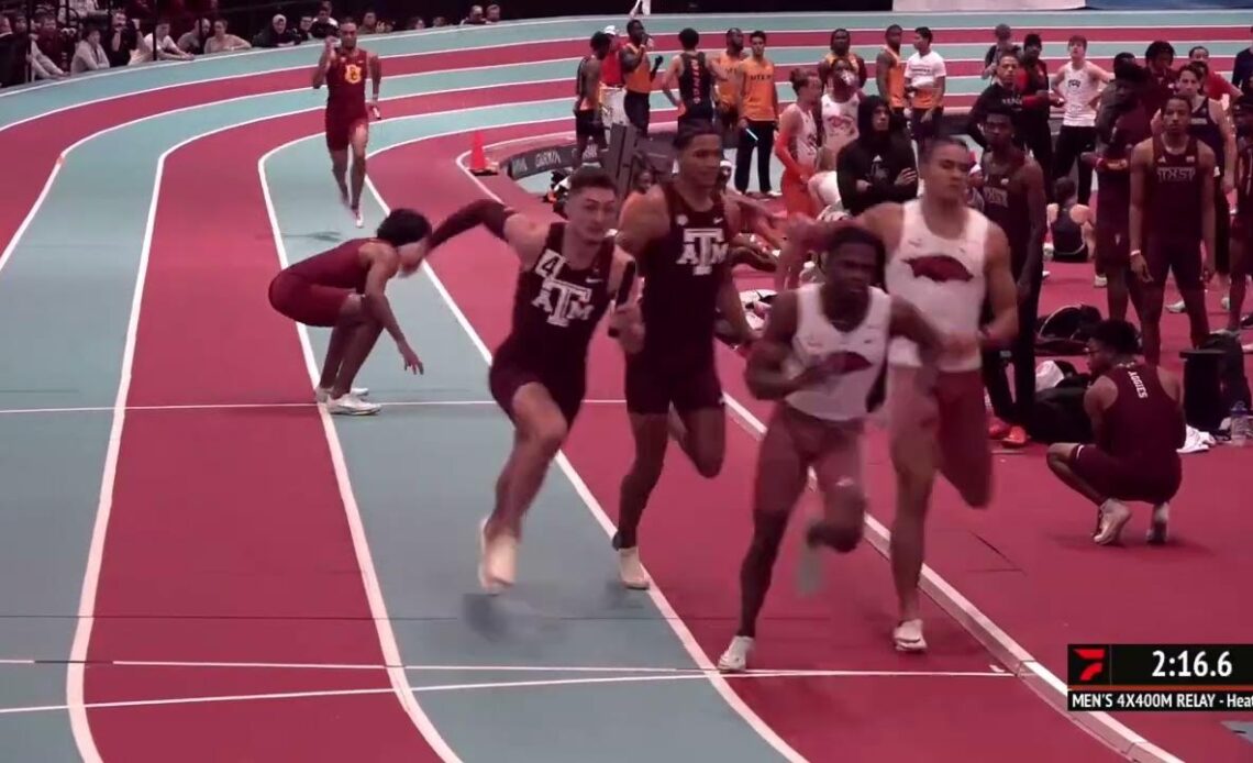Second-Fastest Indoor 4x400m In NCAA History!