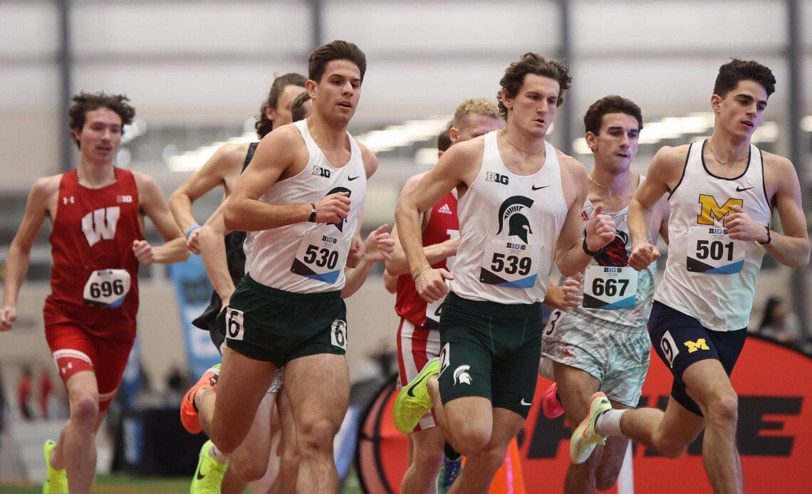 Track & Field Captures Three Podium Finishes on First Day of B1G Indoor Championships