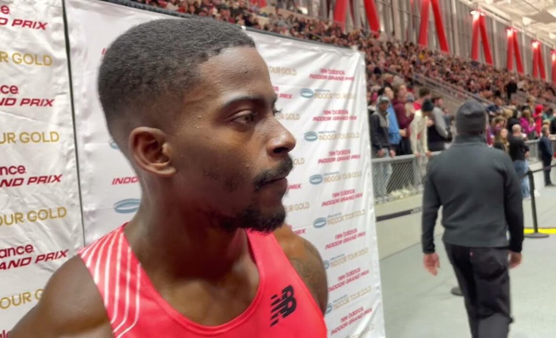 Trayvon Bromell Disappointed After 60m Loss