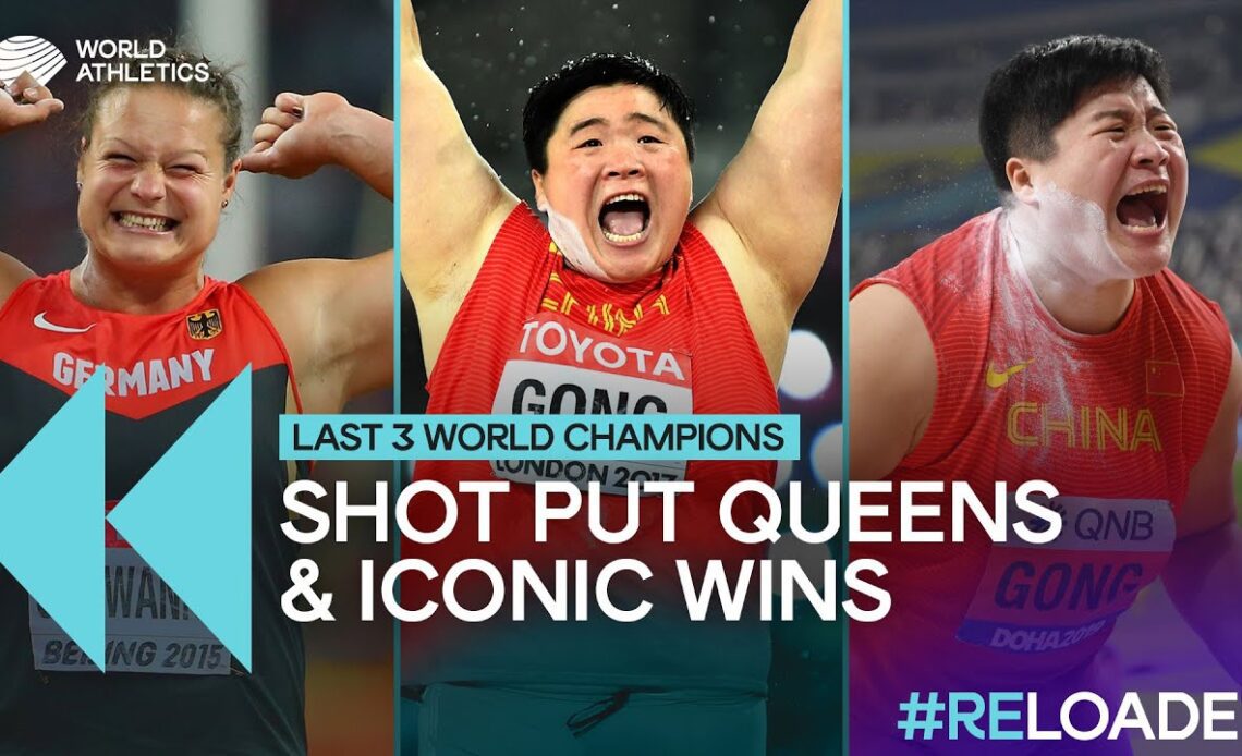 Women's shot put world champions | Last Three