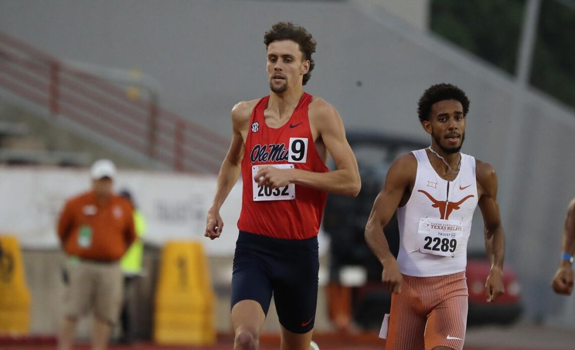 Crorken Leads Track & Field at Day One of Texas Relays