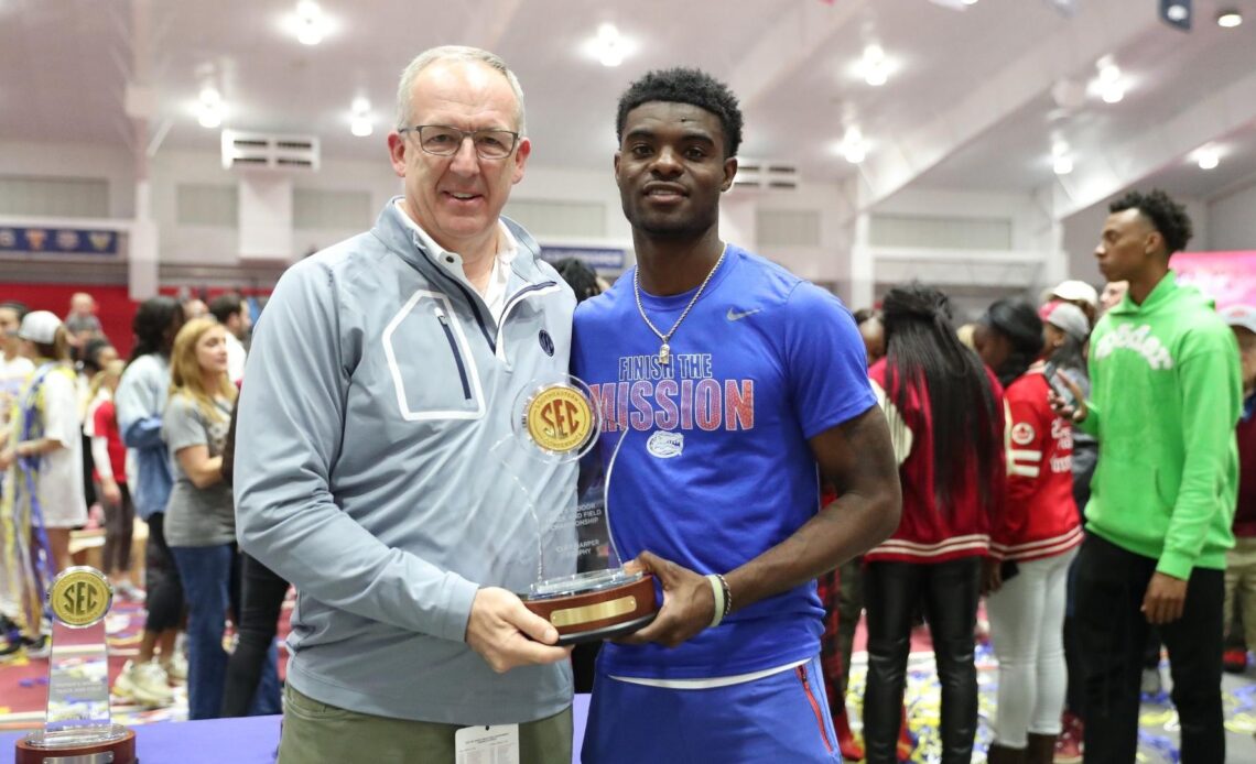 Four Gators Receive 2023 SEC Indoor Track and Field Awards
