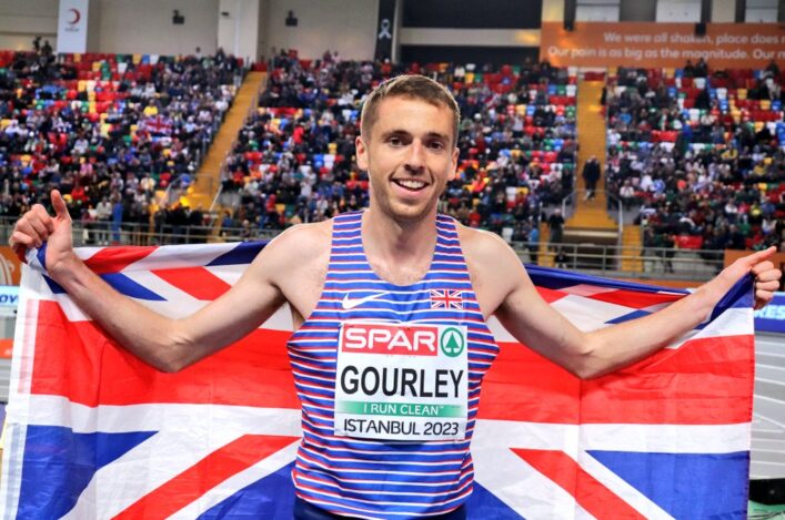 Medal glory for Gourley: Neil lands fine silver at the European Indoors