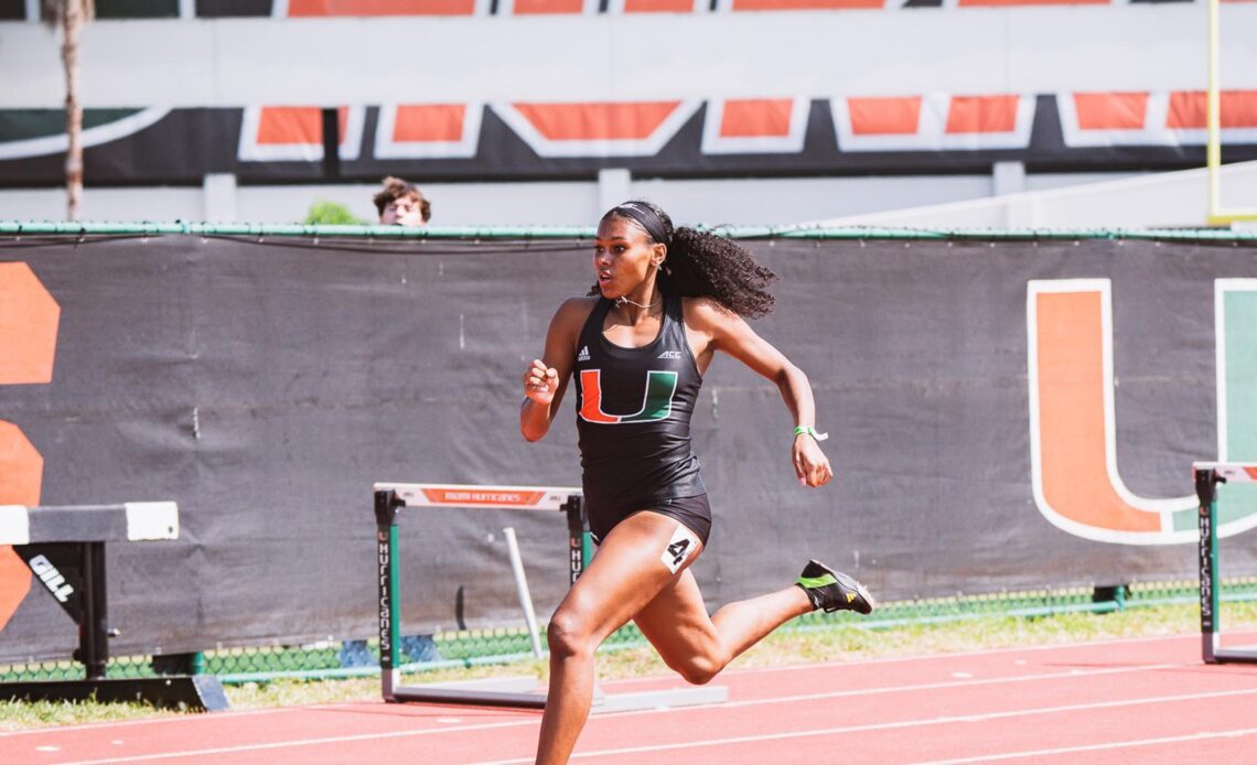 Miami's Hebron Named USTFCCCA National Athlete of the Week