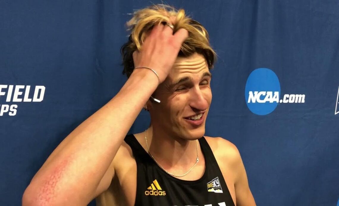 NAU's Drew Bosley Has No Regrets After Third Straight Top-3 NCAA Finish, Gives Mustache Update