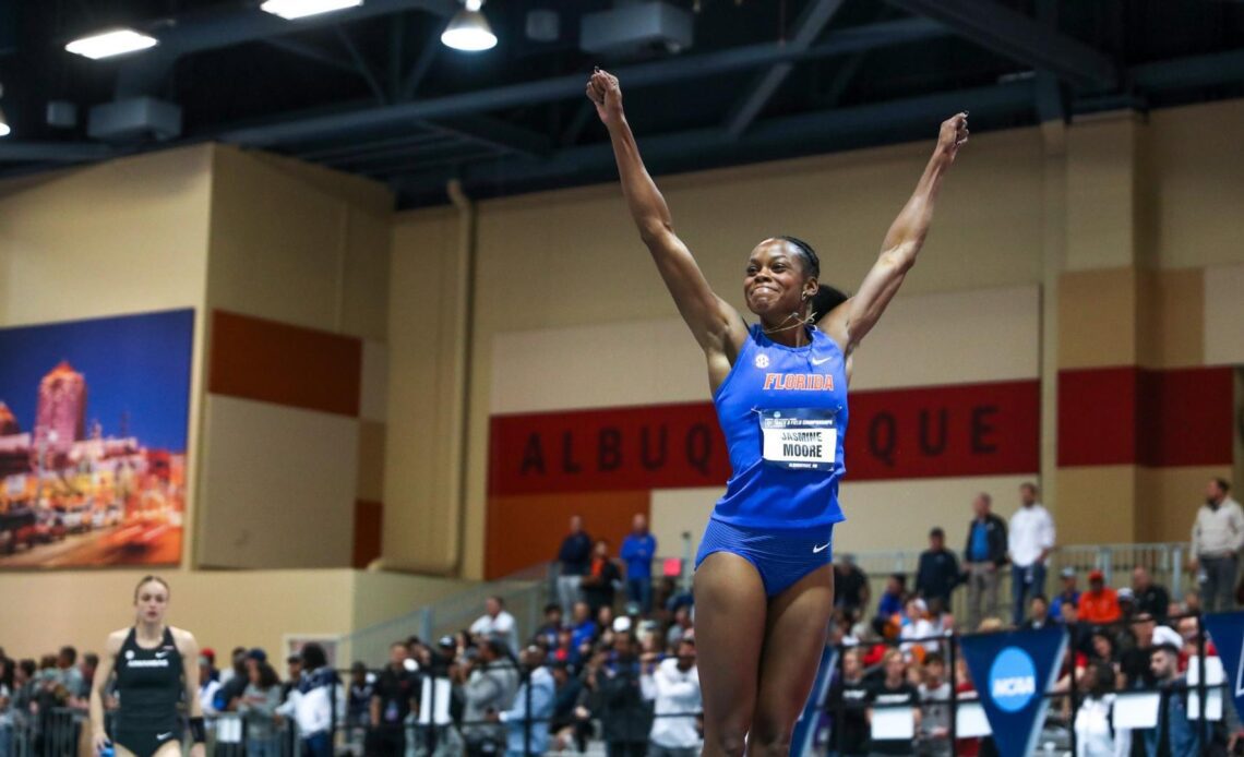 Records Fall and Points are Earned on Day 1 of the NCAA Indoor Championships