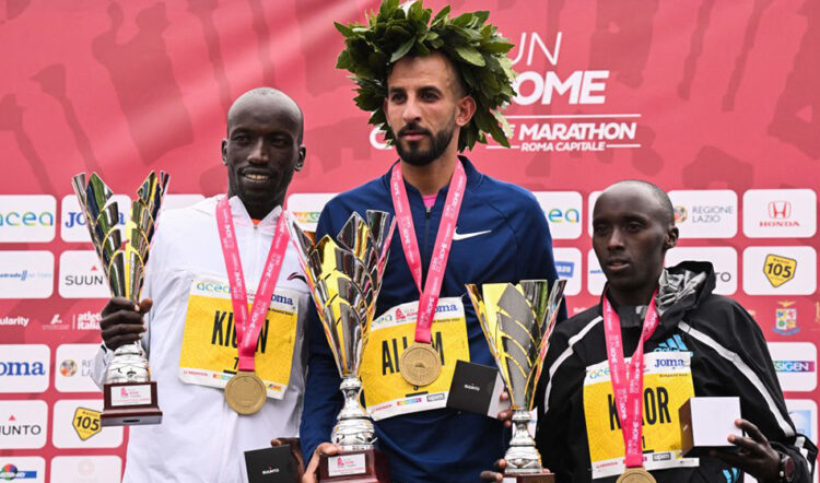 Taoufik Allam flies to victory in Rome Marathon