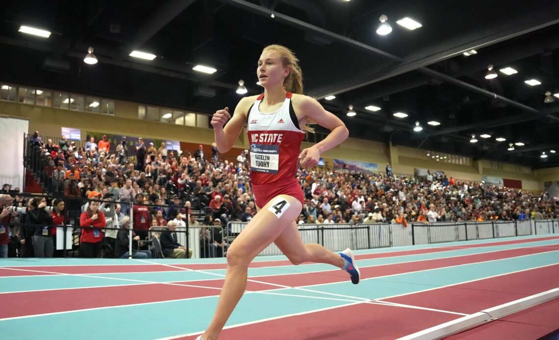 Wolfpack's Tuohy Does It Again - Second Indoor Gold Medal!