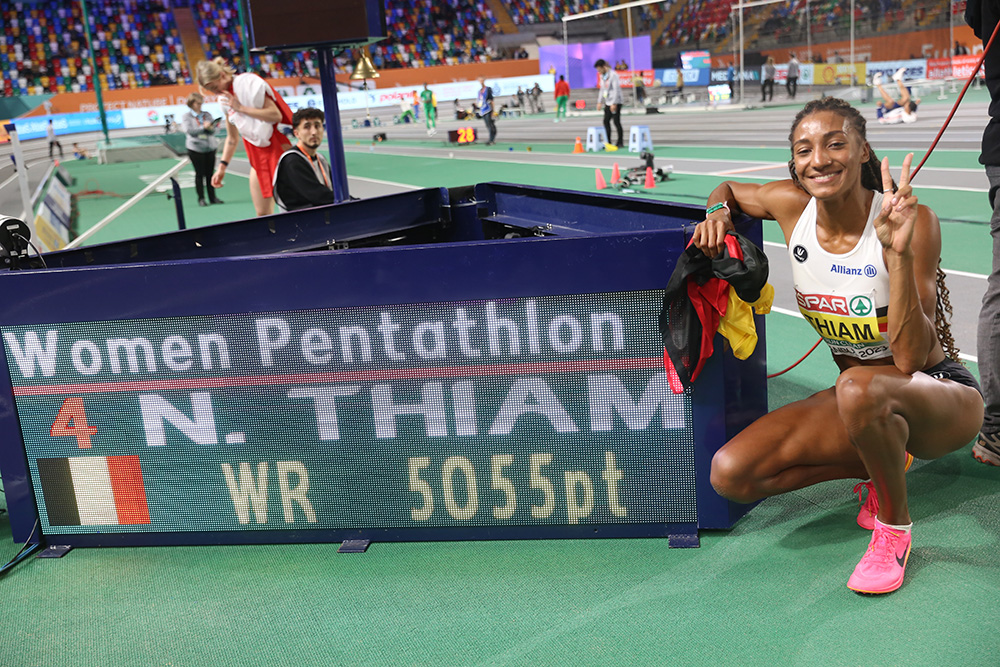 World Record Pentathlon Score For Thiam