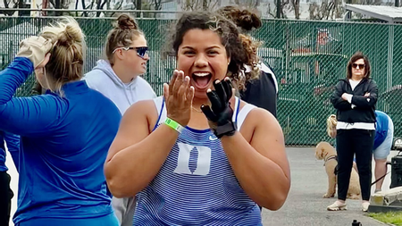 Blue Devils Post Top-Five Program Marks in Women’s Hammer Throw