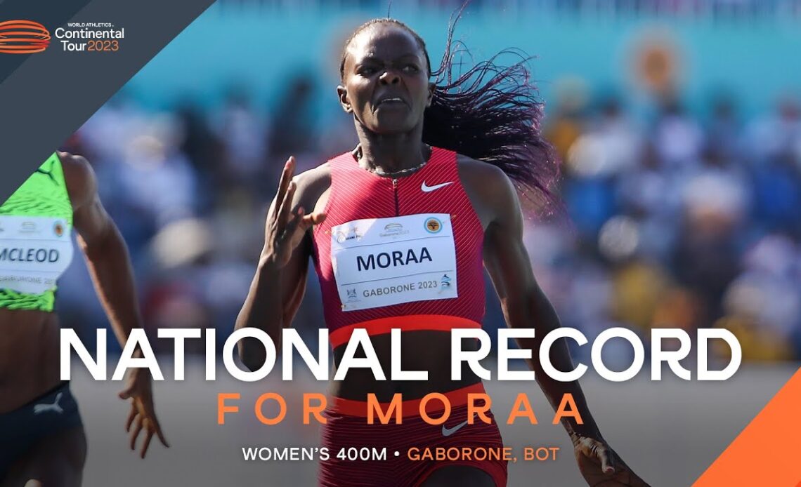 Mary Moraa dominates over 400m in Botswana | Continental Tour Gold 2023