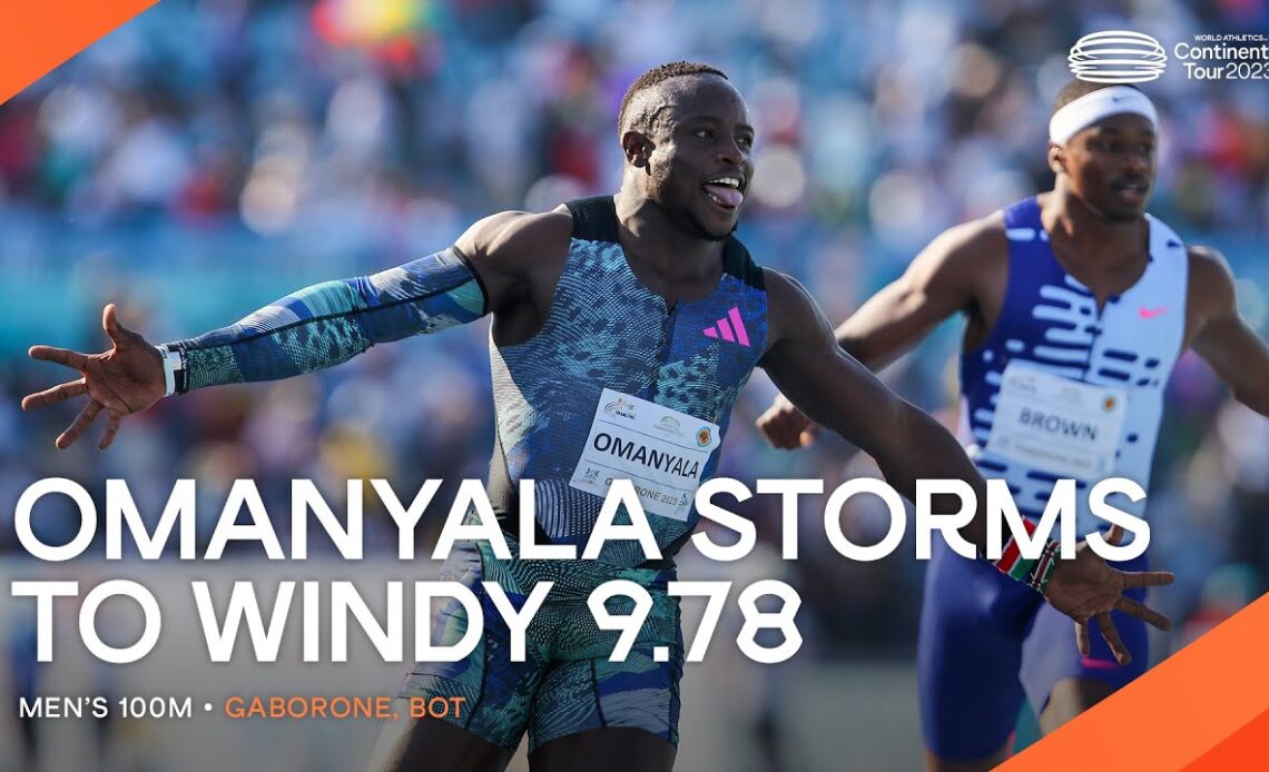 Omanyala dominates the men's 100m | Continental Tour Gold 2023