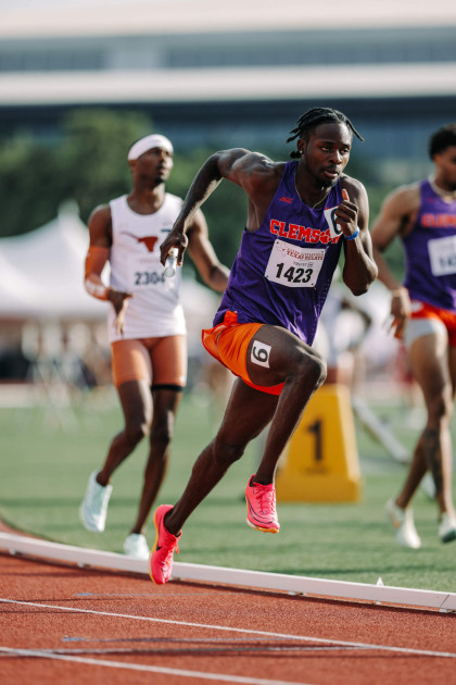 Rhoden Named ACC Track Performer of the Week – Clemson Tigers Official Athletics Site