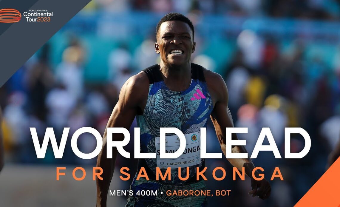 Samukonga dips under 44 seconds in Gaborone | Continental Tour Gold 2023