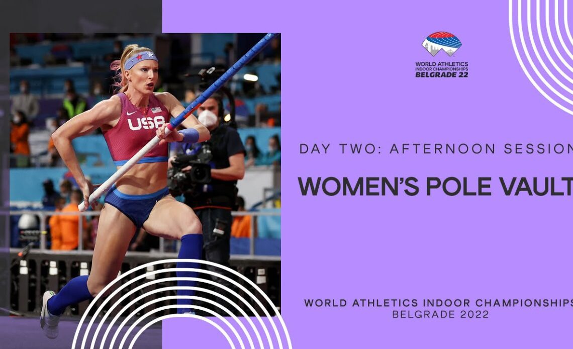 Sandi Morris clears 4.80m to defend pole vault crown | World Indoor Championships Belgrade 22