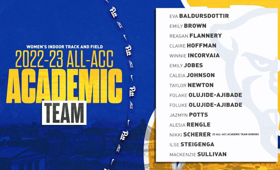 Twenty-Four Panthers Named To All-ACC Academic Team