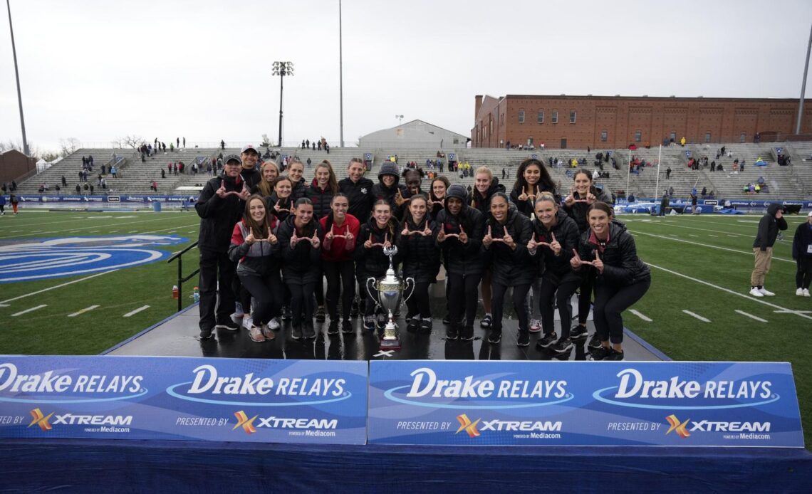 Women of Utah Headed Home with Relay Cup Title from Drake Relays