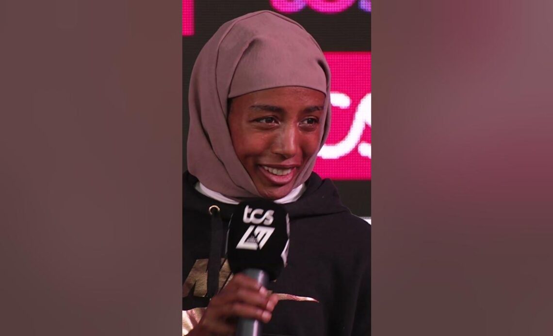 "Why the hell did I decide to run marathon?" 😂 Sifan Hassan is all of us #shorts