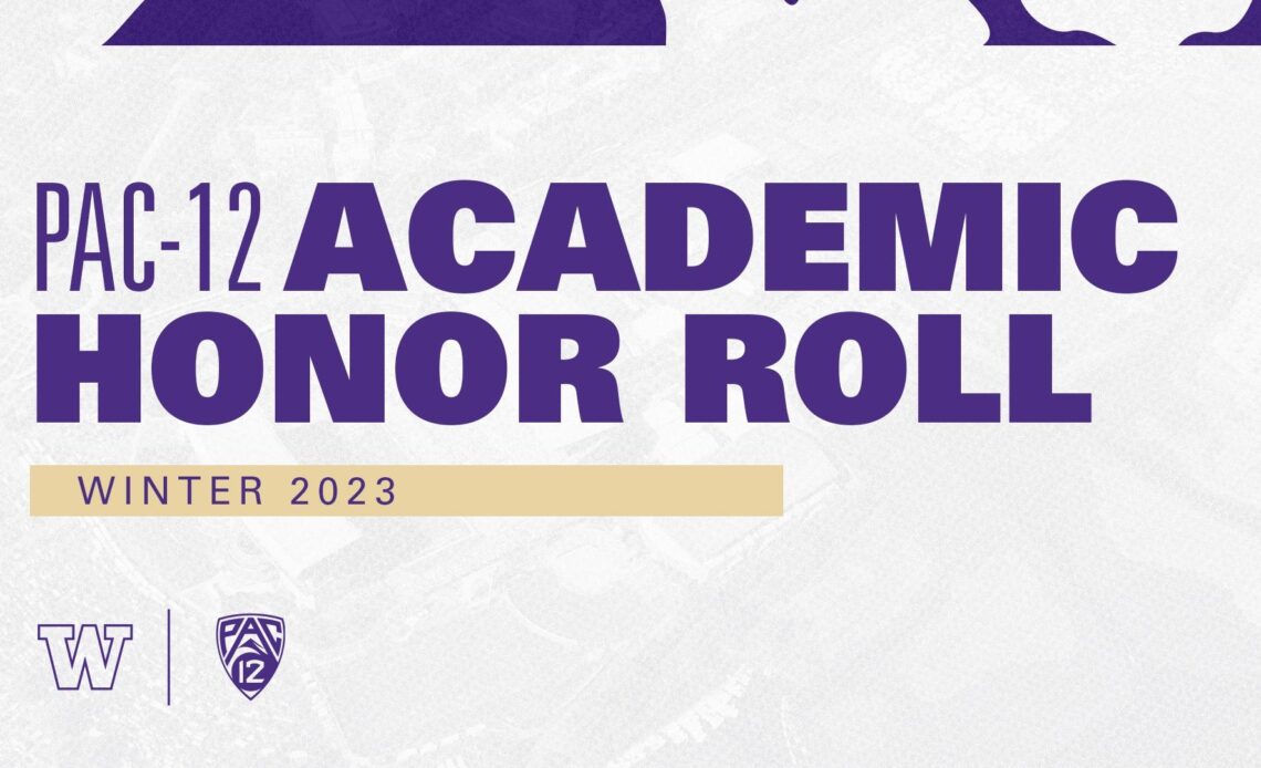 46 Huskies Named to 2023 Pac-12 Winter Academic Honor Roll
