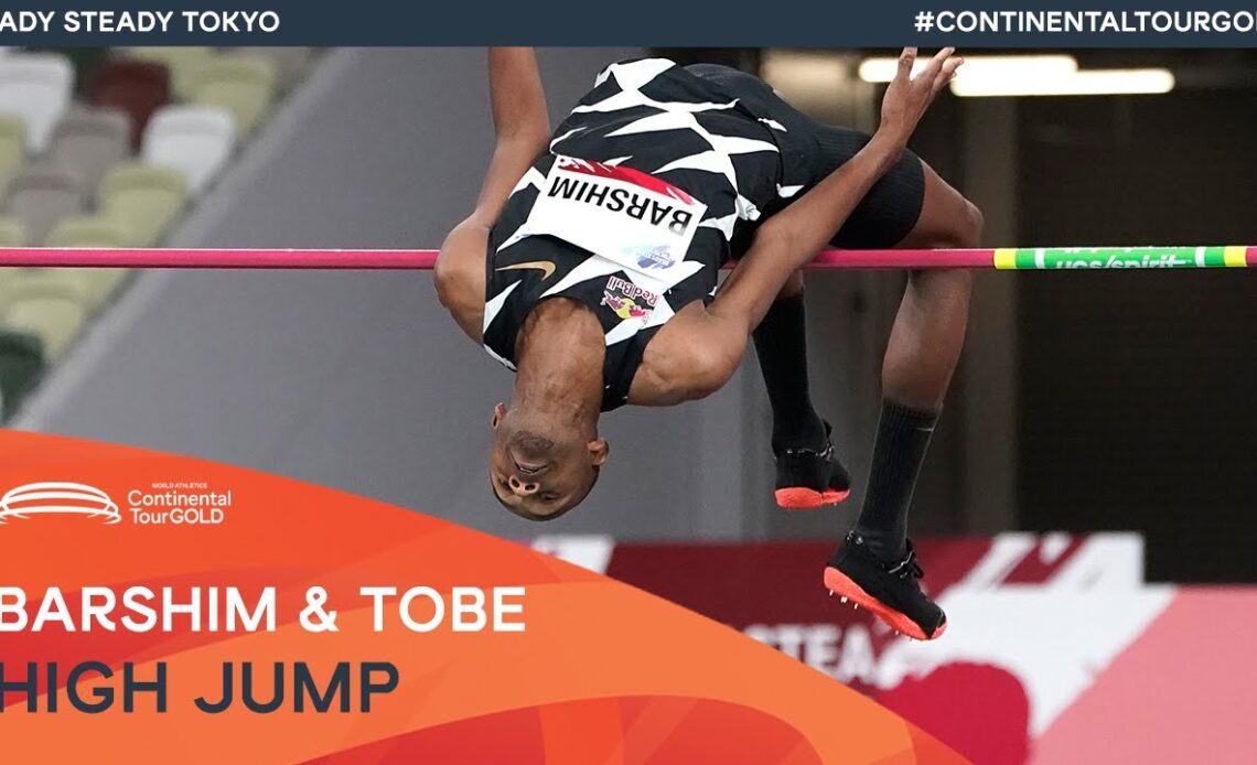 Barshim and Tobe tie for high jump win | Ready Steady Tokyo Continental Tour Gold