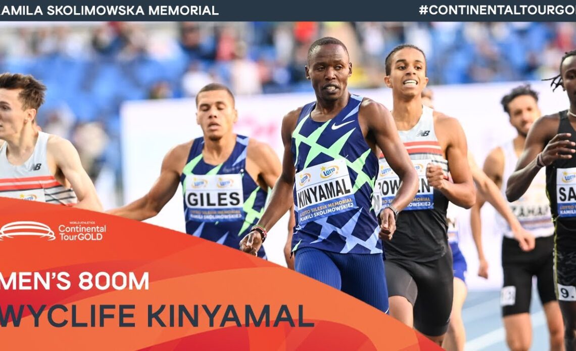 Close finish in the men's 800m at the Kamila Skolimowska Memorial | Continental Tour Gold