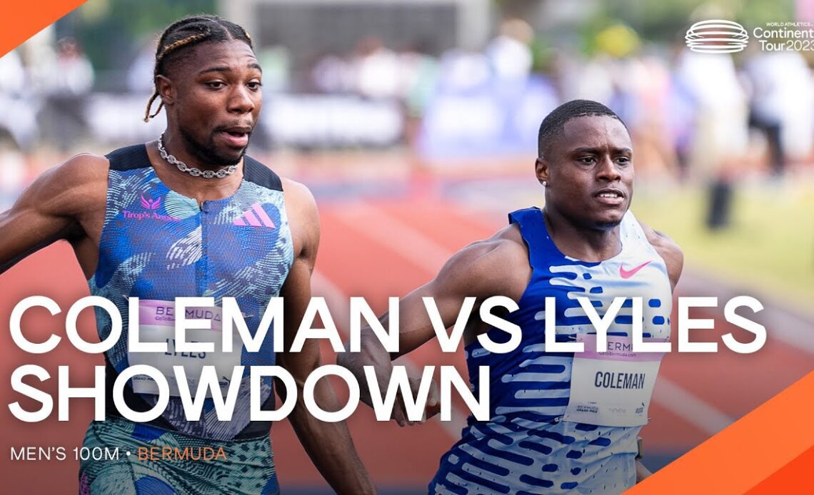 Coleman beats Lyles over 100m | Continental Tour Gold 2023