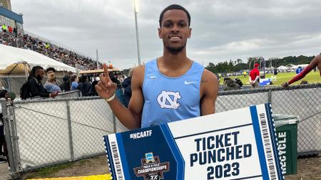 Five Tar Heel Men Qualify For NCAA T&F Outdoors Friday