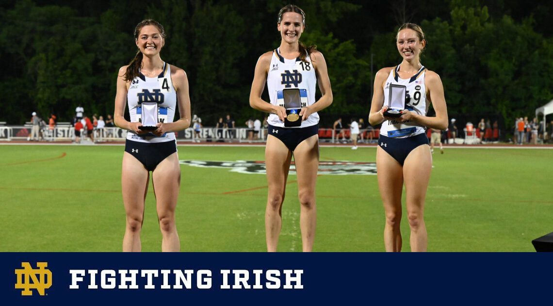 Irish sweep ACC women’s steeple, Shoaf wins shot put – Notre Dame Fighting Irish – Official Athletics Website