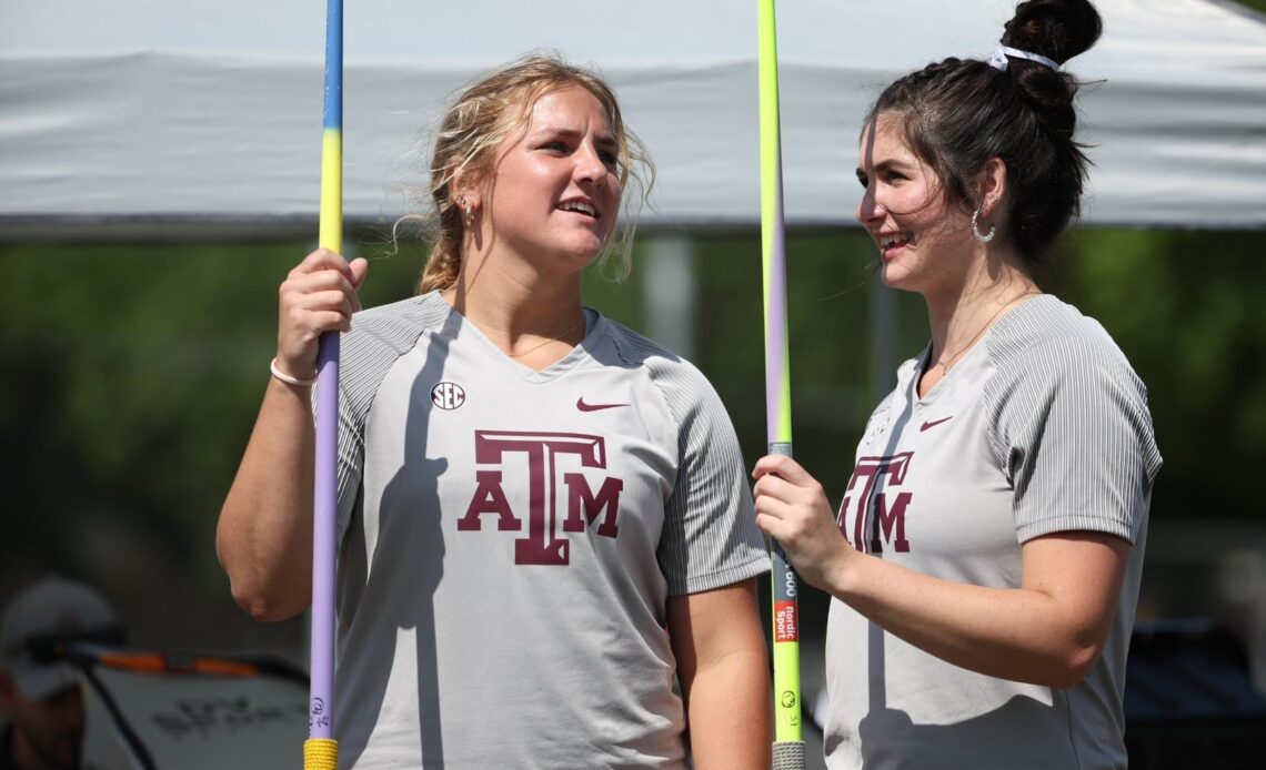 Javelin Duo, Thomas Qualify for National Championship Meet, Eight Aggie Women Advance to Quarterfinals - Texas A&M Athletics