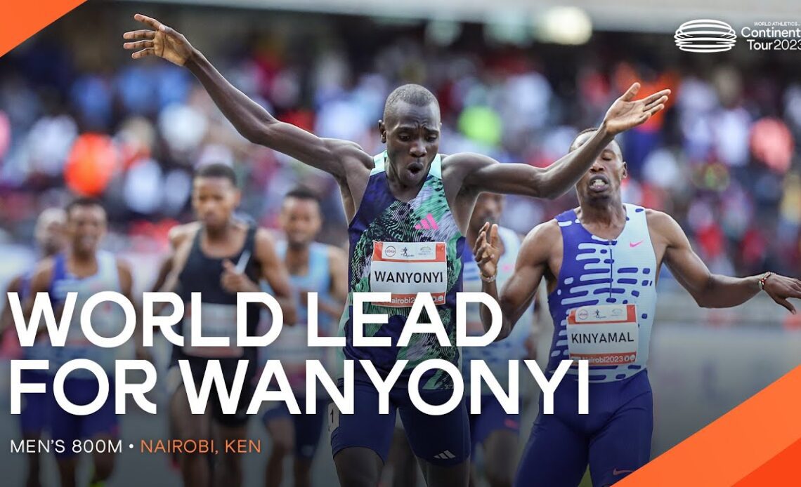 Kenyan sweep in the men's 800m 👀  | Continental Tour Gold 2023