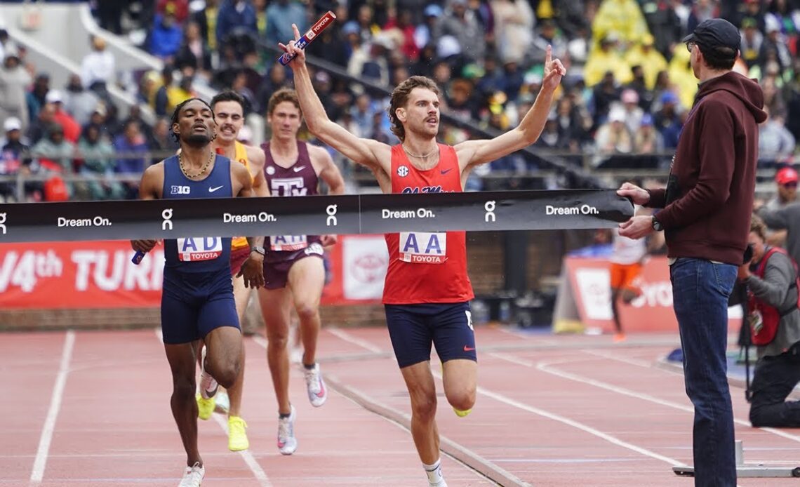 Ole Miss Comes From Behind To Win Men's 4x800m At Penn Relays