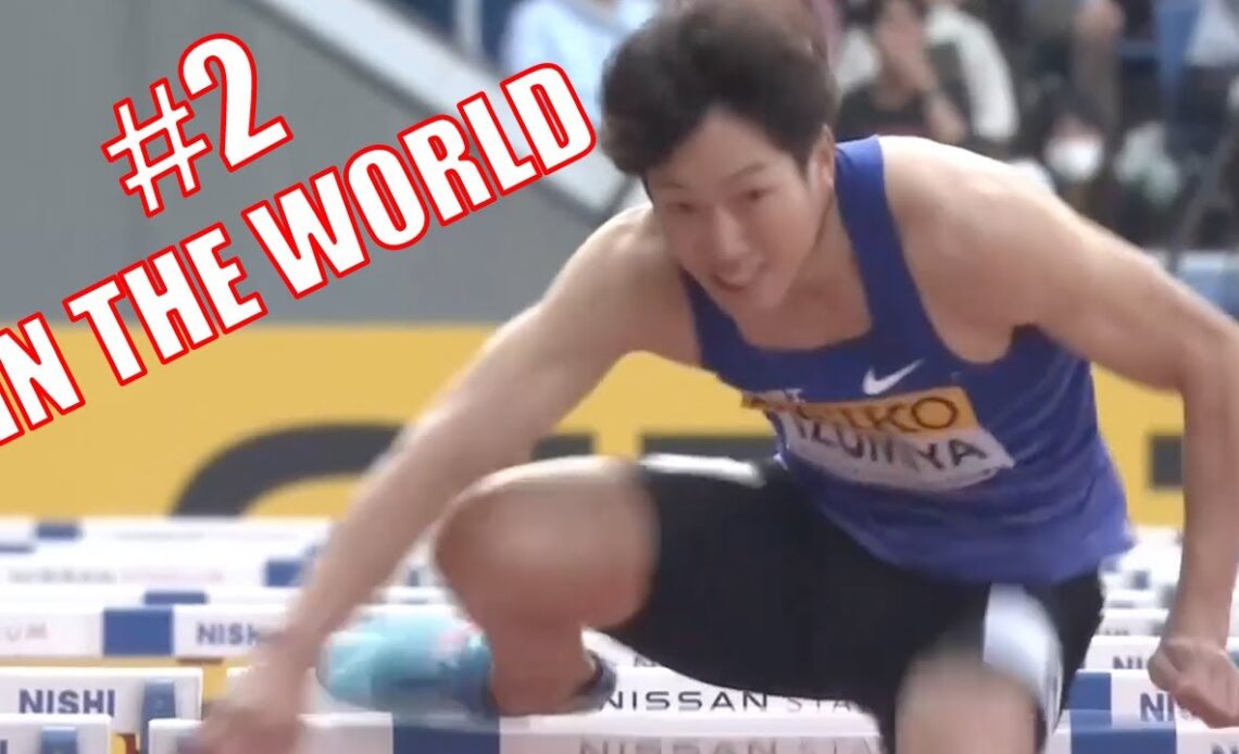 Shunsuke Izumiya Runs SECOND FASTEST 110H Of 2023, Just Misses Japanese Record