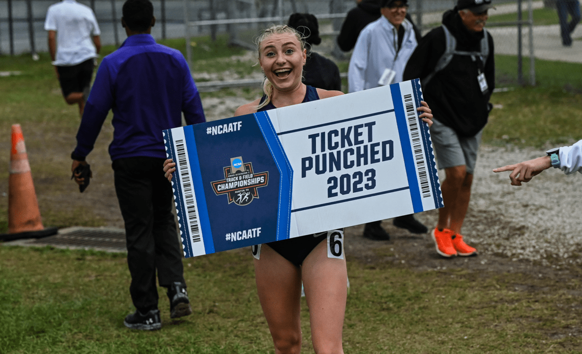 Track & Field Sends Three More to Austin on Final Day of East Prelims