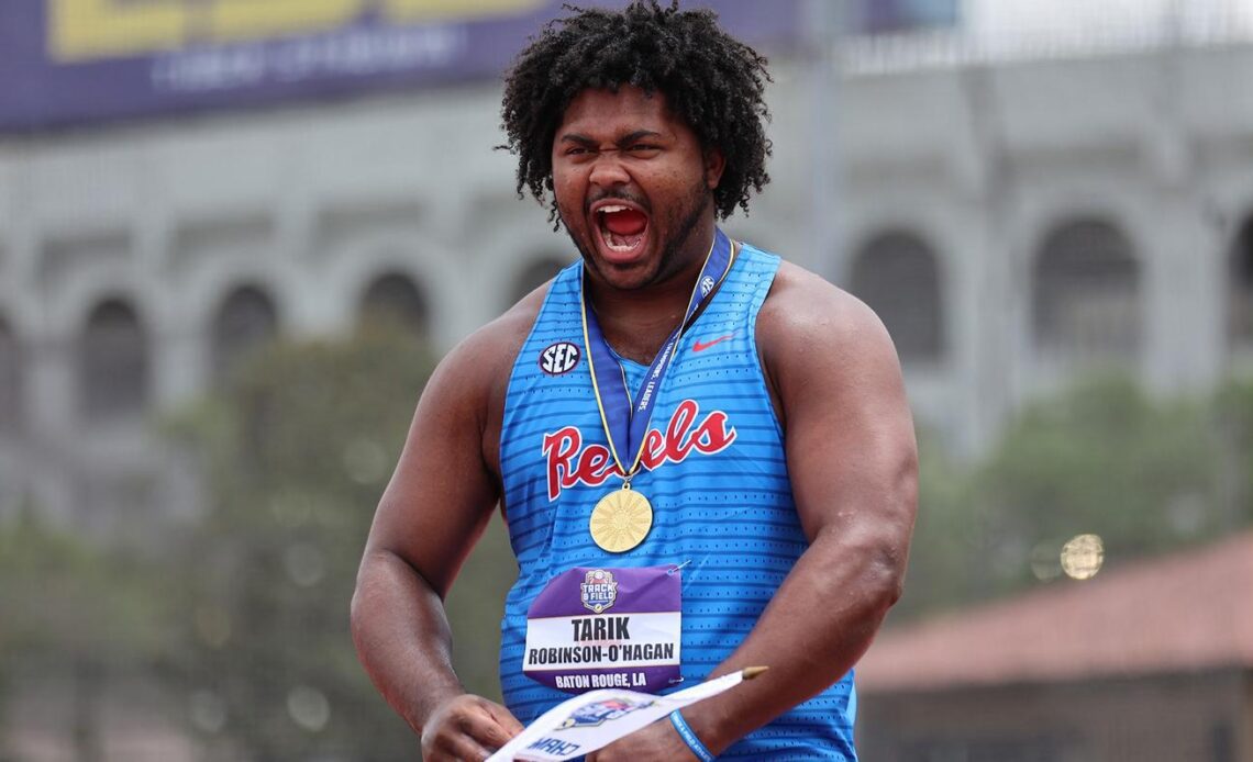Track & Field’s Robinson-O’Hagan Takes Hammer Crown at Day One of SEC Outdoor