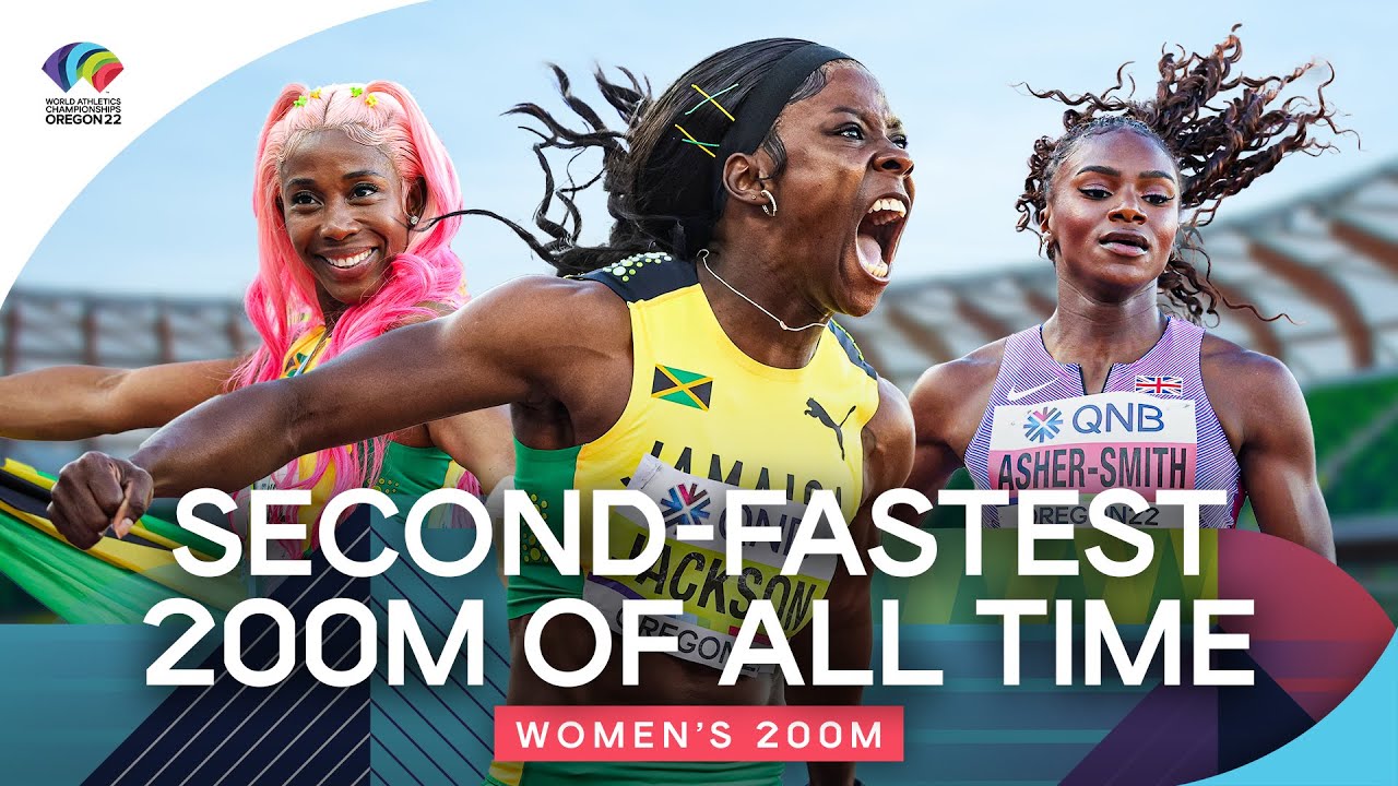 Women's 200m Final World Athletics Championships Oregon 2022 VCP