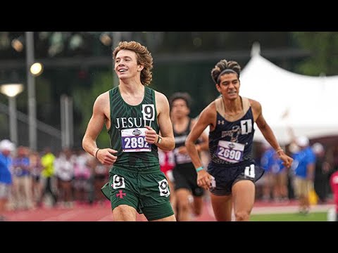 13yo Reese Vannerson ANSWERS a big move in the 1,500m to win AAU title