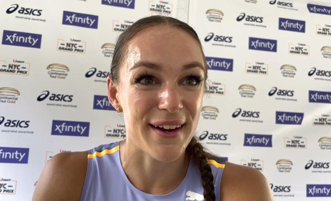 Abby Steiner WINS 2023 USATF NYC Grand Prix