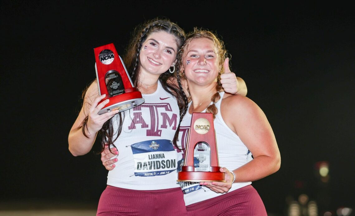 Aggie Javelin Duo Earn Medals to Complete Day Two of NCAA Division I Track & Field Championships - Texas A&M Athletics