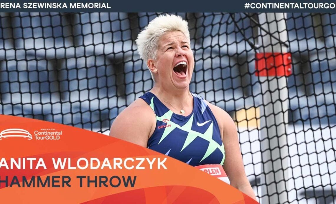 Anita Wlodarczyk returns to form in Bydgoszcs | Irena Szewinska Memorial Continental Tour Gold