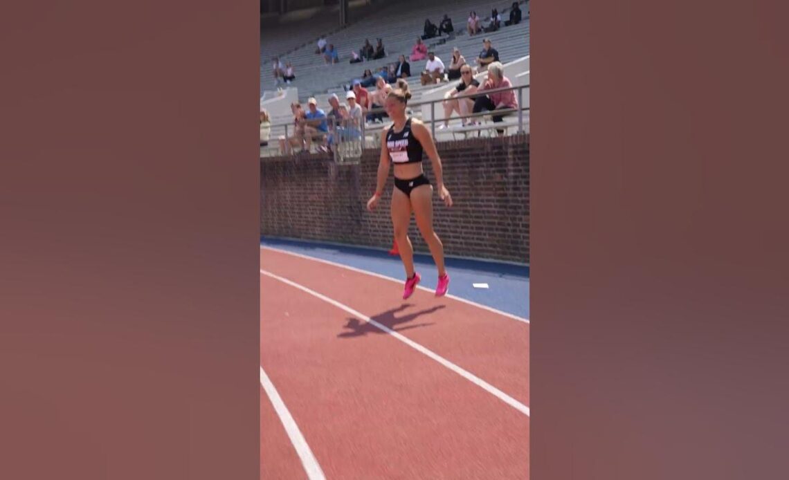 Camden Bentley Wins Her First National Title In The 100mH At NBNO