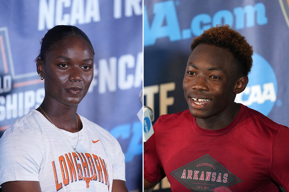 Collegiate Outdoor Athletes Of The Year — Jaydon Hibbert & Julien Alfred